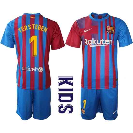 Kids Barcelona Soccer Jerseys 078